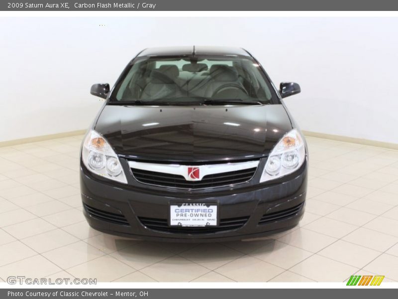 Carbon Flash Metallic / Gray 2009 Saturn Aura XE