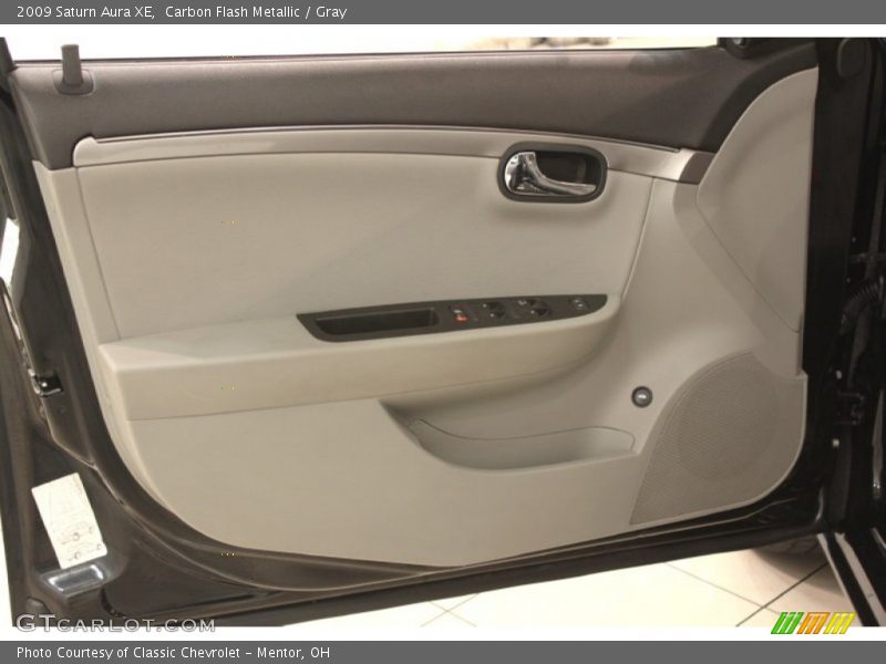 Carbon Flash Metallic / Gray 2009 Saturn Aura XE