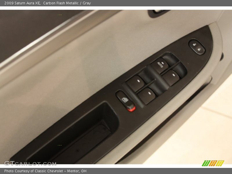 Carbon Flash Metallic / Gray 2009 Saturn Aura XE