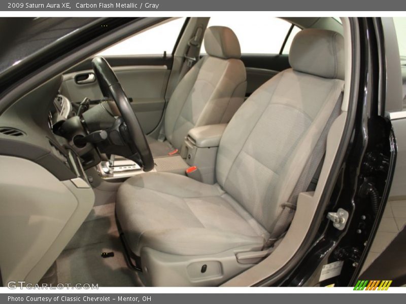 Carbon Flash Metallic / Gray 2009 Saturn Aura XE