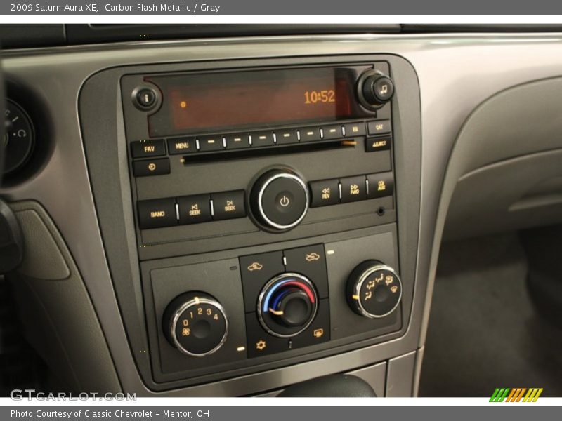 Carbon Flash Metallic / Gray 2009 Saturn Aura XE