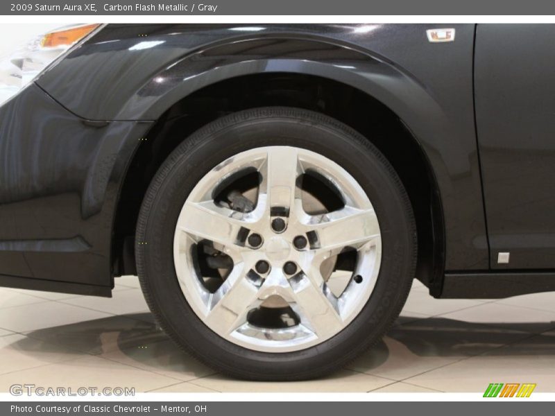 Carbon Flash Metallic / Gray 2009 Saturn Aura XE