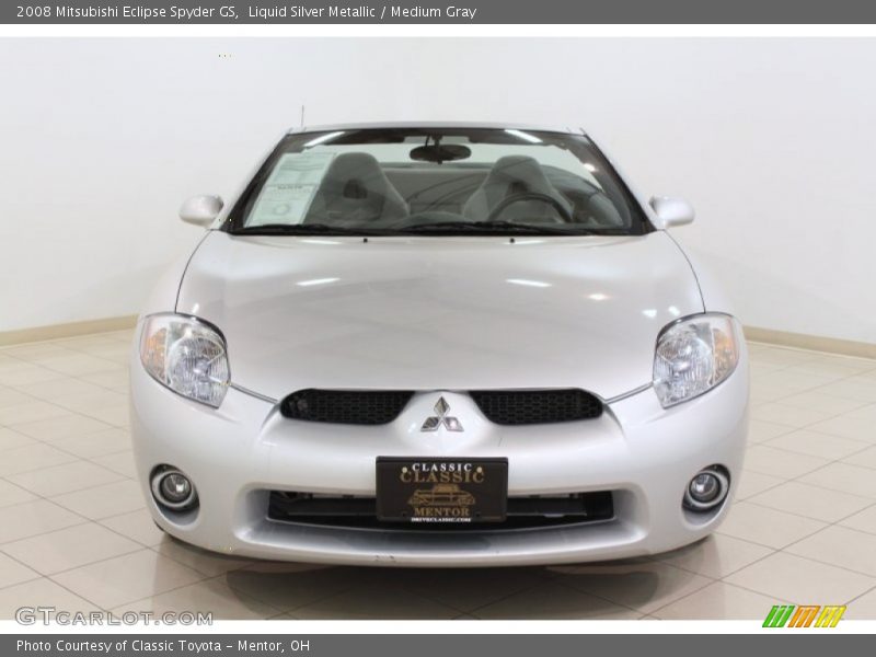 Liquid Silver Metallic / Medium Gray 2008 Mitsubishi Eclipse Spyder GS