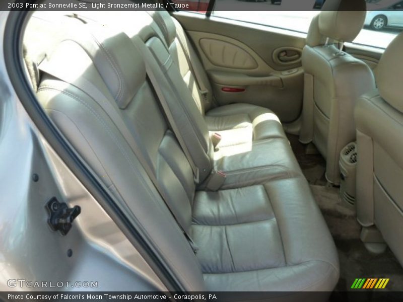 Light Bronzemist Metallic / Taupe 2003 Pontiac Bonneville SE
