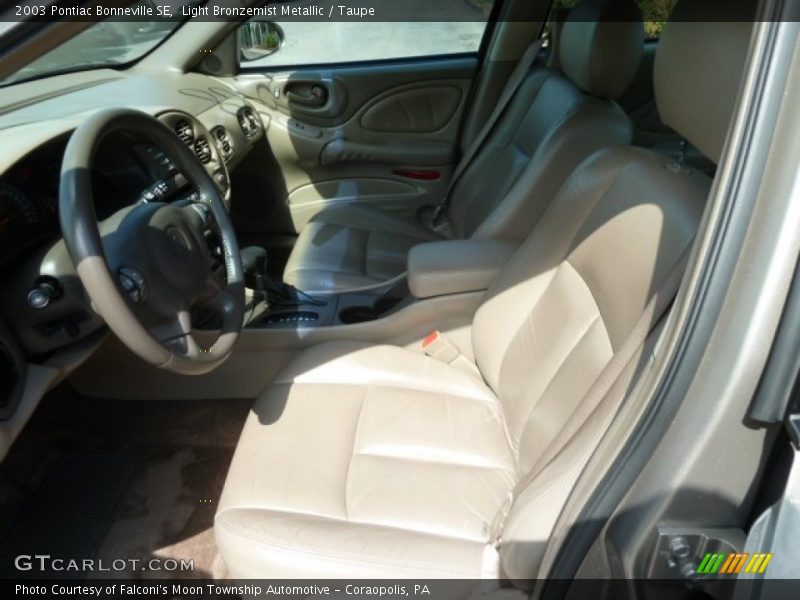 Light Bronzemist Metallic / Taupe 2003 Pontiac Bonneville SE