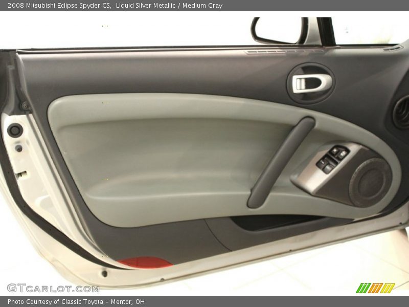 Liquid Silver Metallic / Medium Gray 2008 Mitsubishi Eclipse Spyder GS
