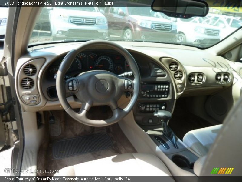 Light Bronzemist Metallic / Taupe 2003 Pontiac Bonneville SE