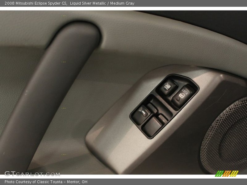 Liquid Silver Metallic / Medium Gray 2008 Mitsubishi Eclipse Spyder GS