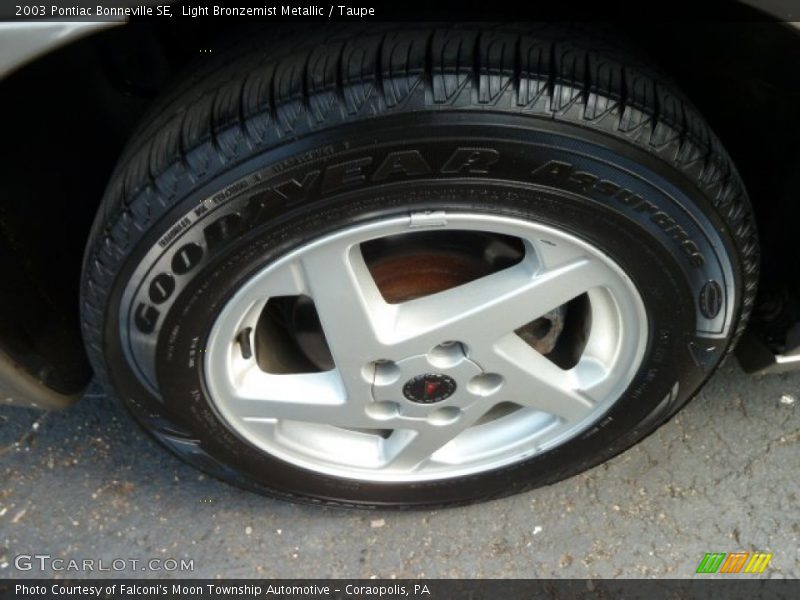 Light Bronzemist Metallic / Taupe 2003 Pontiac Bonneville SE
