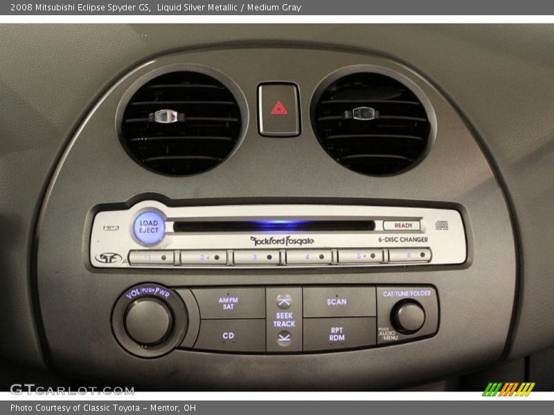 Liquid Silver Metallic / Medium Gray 2008 Mitsubishi Eclipse Spyder GS