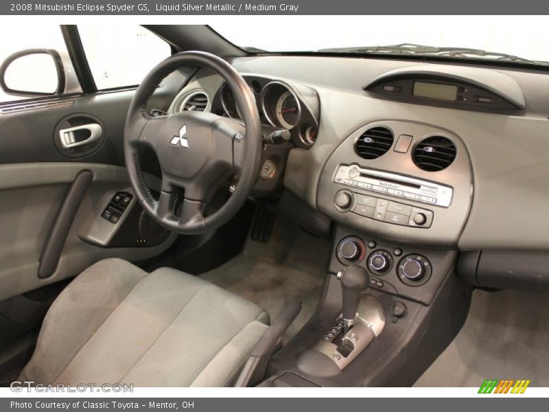 Liquid Silver Metallic / Medium Gray 2008 Mitsubishi Eclipse Spyder GS