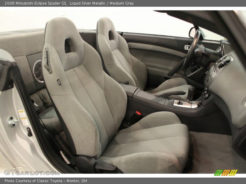 Liquid Silver Metallic / Medium Gray 2008 Mitsubishi Eclipse Spyder GS
