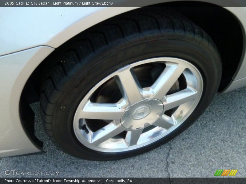 Light Platinum / Light Gray/Ebony 2005 Cadillac CTS Sedan