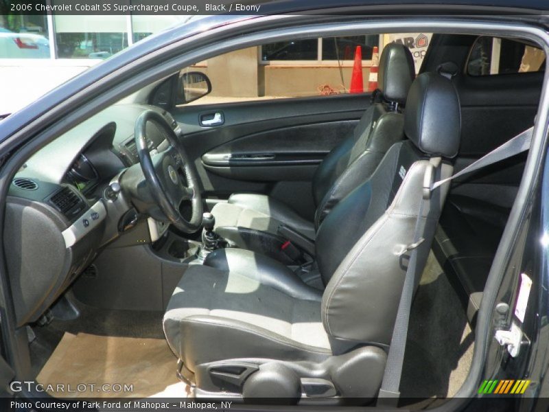  2006 Cobalt SS Supercharged Coupe Ebony Interior