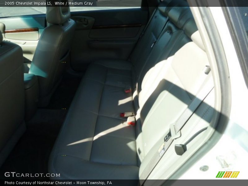 White / Medium Gray 2005 Chevrolet Impala LS