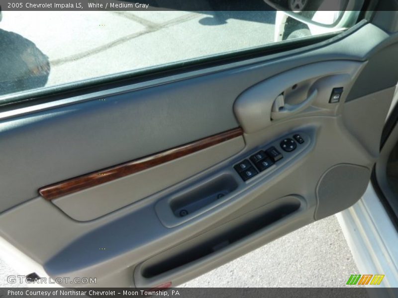 White / Medium Gray 2005 Chevrolet Impala LS