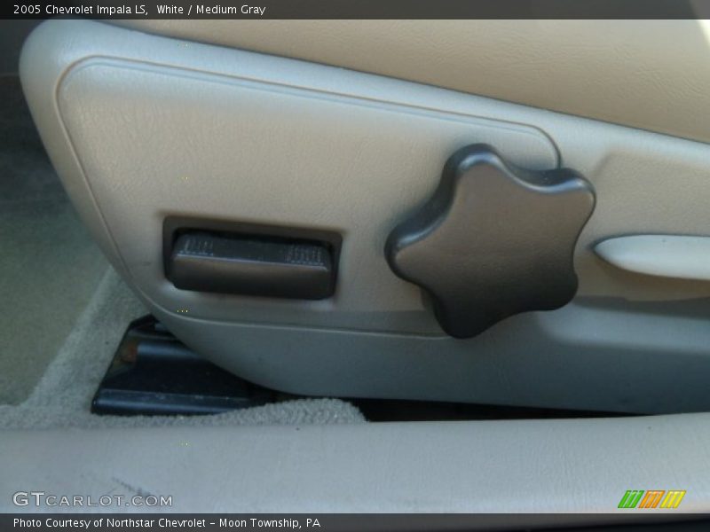 White / Medium Gray 2005 Chevrolet Impala LS