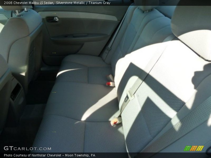 Silverstone Metallic / Titanium Gray 2008 Chevrolet Malibu LS Sedan