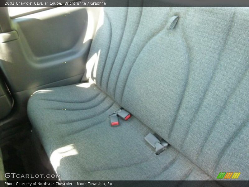 Bright White / Graphite 2002 Chevrolet Cavalier Coupe