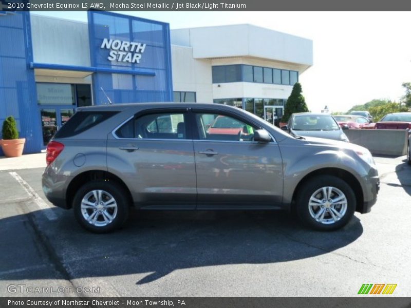 Mocha Steel Metallic / Jet Black/Light Titanium 2010 Chevrolet Equinox LS AWD