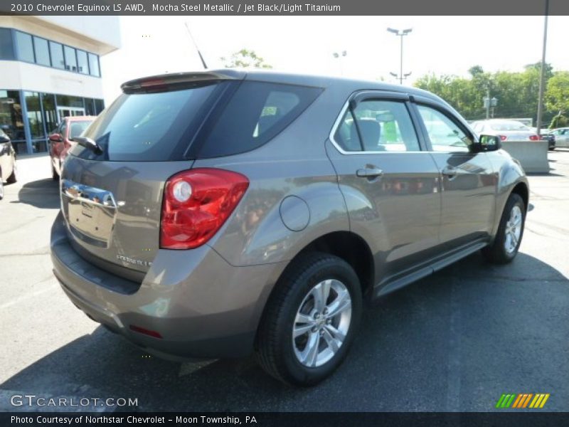 Mocha Steel Metallic / Jet Black/Light Titanium 2010 Chevrolet Equinox LS AWD