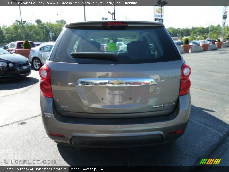 Mocha Steel Metallic / Jet Black/Light Titanium 2010 Chevrolet Equinox LS AWD