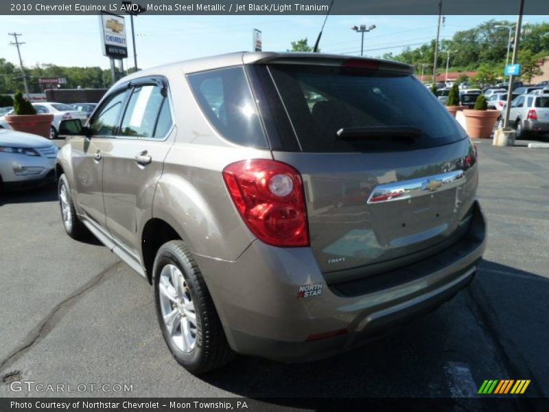 Mocha Steel Metallic / Jet Black/Light Titanium 2010 Chevrolet Equinox LS AWD