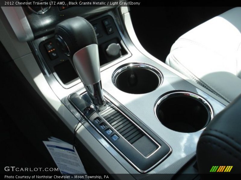 Black Granite Metallic / Light Gray/Ebony 2012 Chevrolet Traverse LTZ AWD