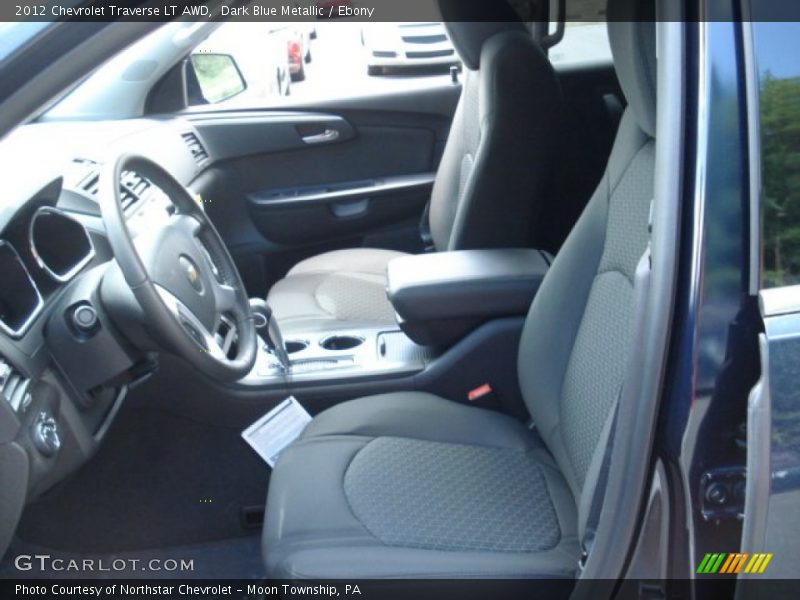 Dark Blue Metallic / Ebony 2012 Chevrolet Traverse LT AWD