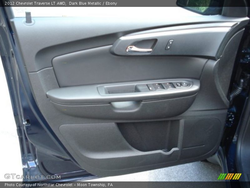 Dark Blue Metallic / Ebony 2012 Chevrolet Traverse LT AWD