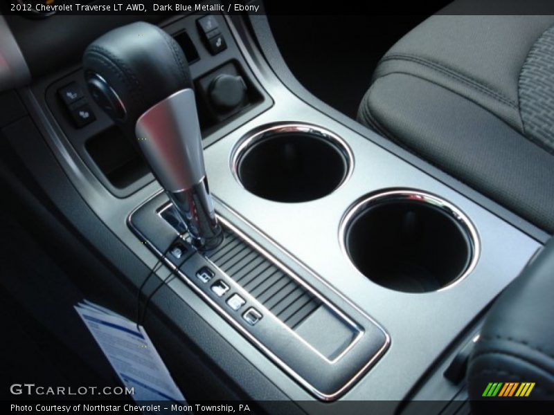 Dark Blue Metallic / Ebony 2012 Chevrolet Traverse LT AWD