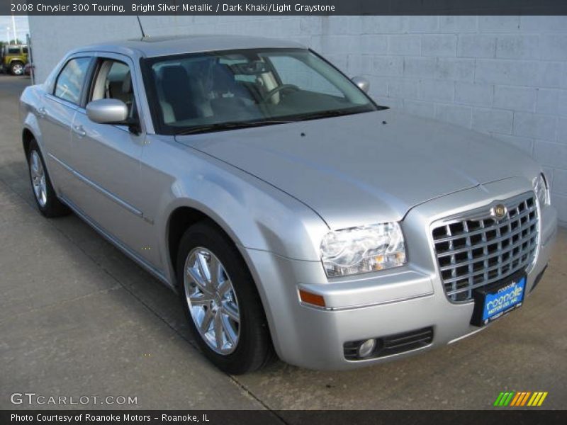 Bright Silver Metallic / Dark Khaki/Light Graystone 2008 Chrysler 300 Touring