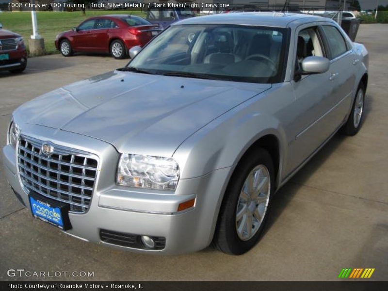 Bright Silver Metallic / Dark Khaki/Light Graystone 2008 Chrysler 300 Touring