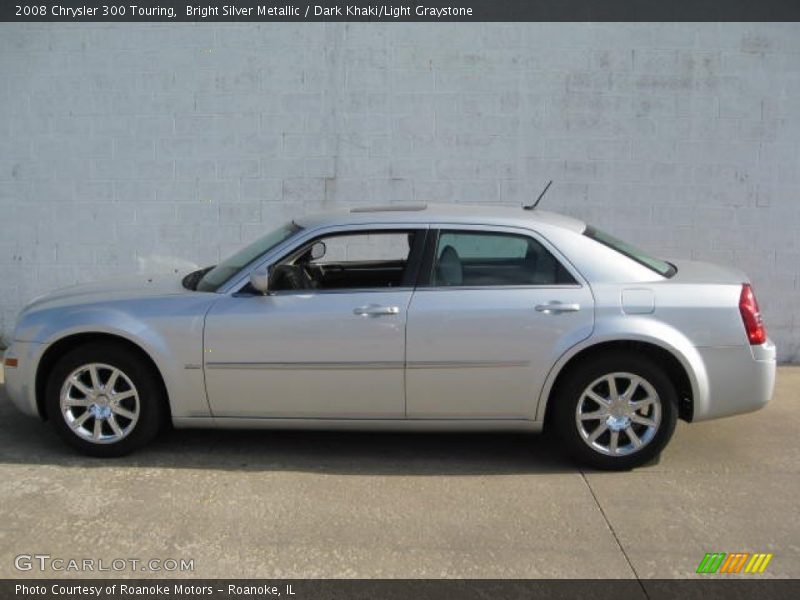 Bright Silver Metallic / Dark Khaki/Light Graystone 2008 Chrysler 300 Touring
