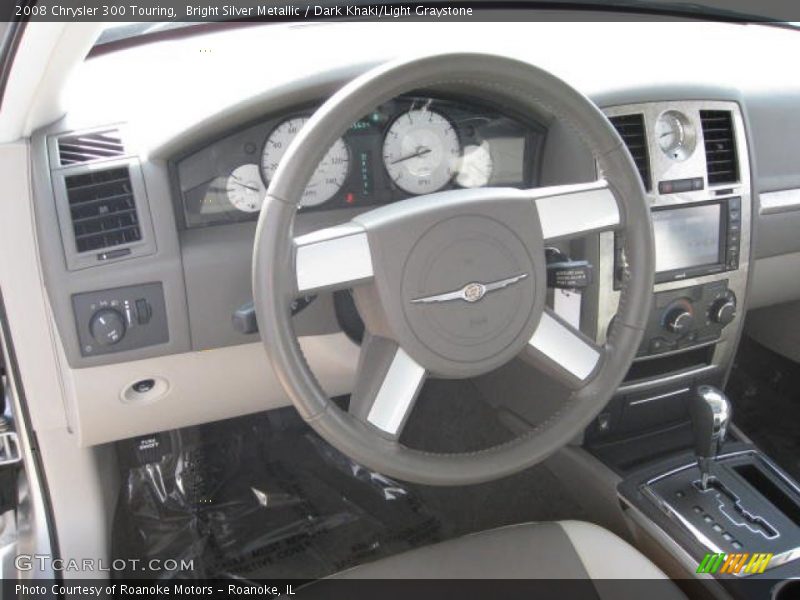 Bright Silver Metallic / Dark Khaki/Light Graystone 2008 Chrysler 300 Touring
