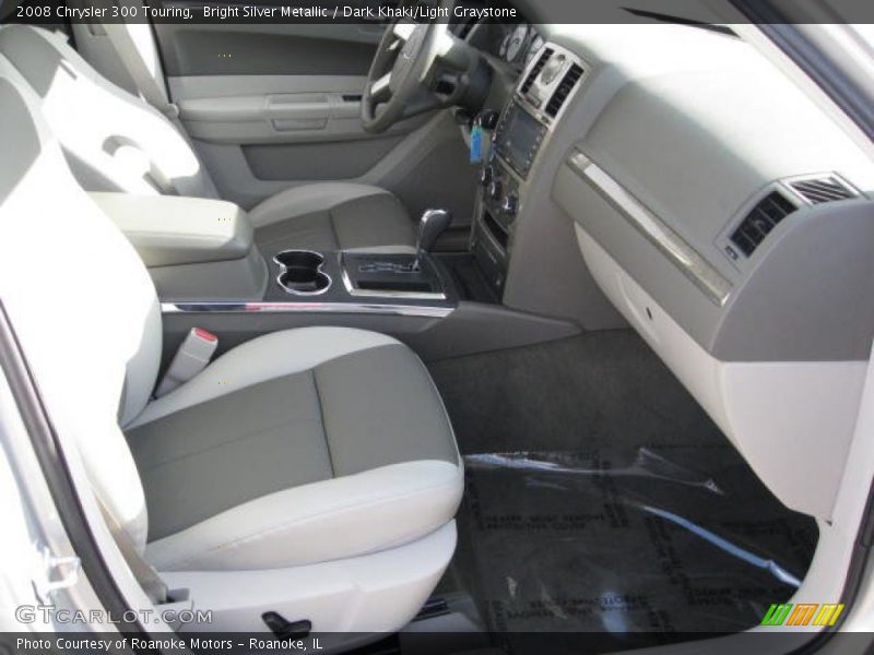Bright Silver Metallic / Dark Khaki/Light Graystone 2008 Chrysler 300 Touring