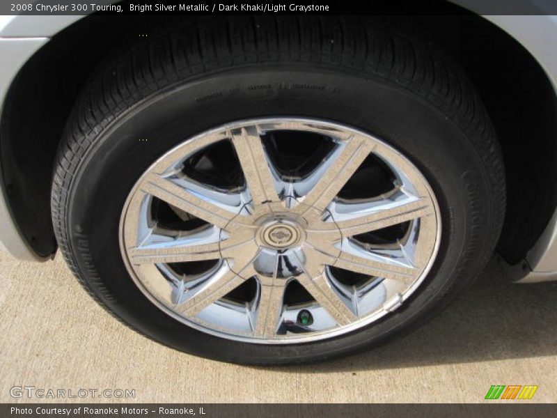 Bright Silver Metallic / Dark Khaki/Light Graystone 2008 Chrysler 300 Touring