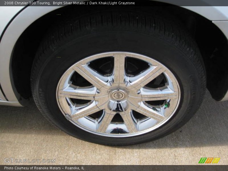 Bright Silver Metallic / Dark Khaki/Light Graystone 2008 Chrysler 300 Touring