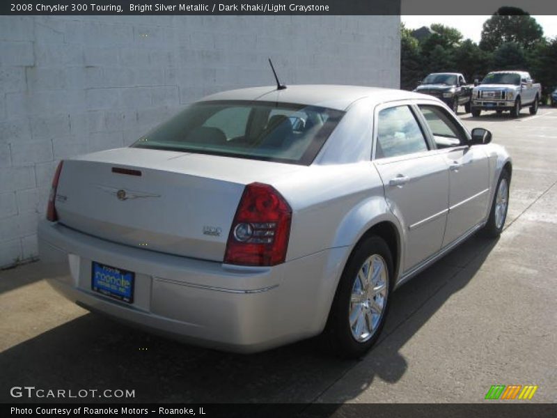 Bright Silver Metallic / Dark Khaki/Light Graystone 2008 Chrysler 300 Touring