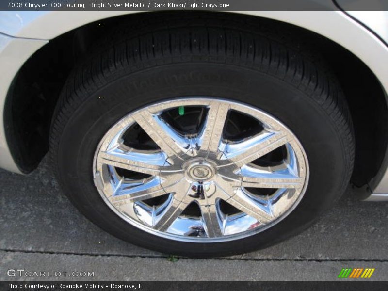Bright Silver Metallic / Dark Khaki/Light Graystone 2008 Chrysler 300 Touring