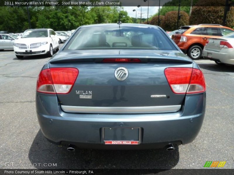 Steel Blue Metallic / Dark Charcoal 2011 Mercury Milan V6 Premier