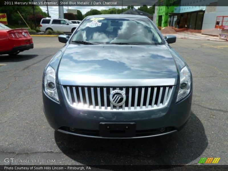 Steel Blue Metallic / Dark Charcoal 2011 Mercury Milan V6 Premier