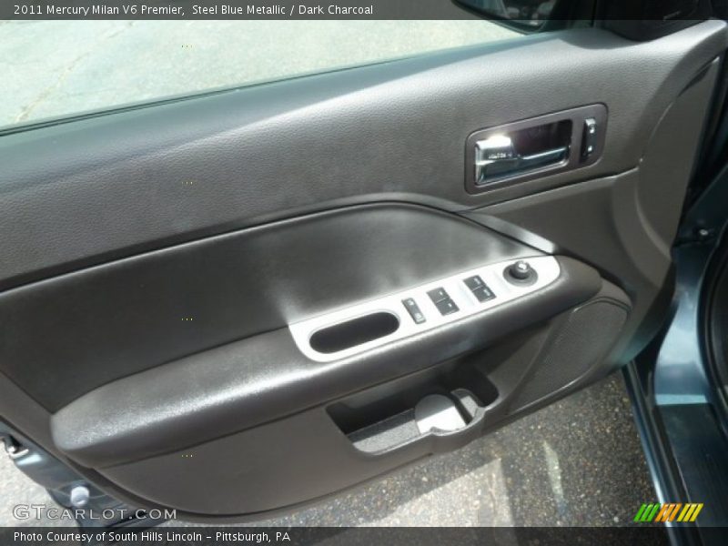 Steel Blue Metallic / Dark Charcoal 2011 Mercury Milan V6 Premier