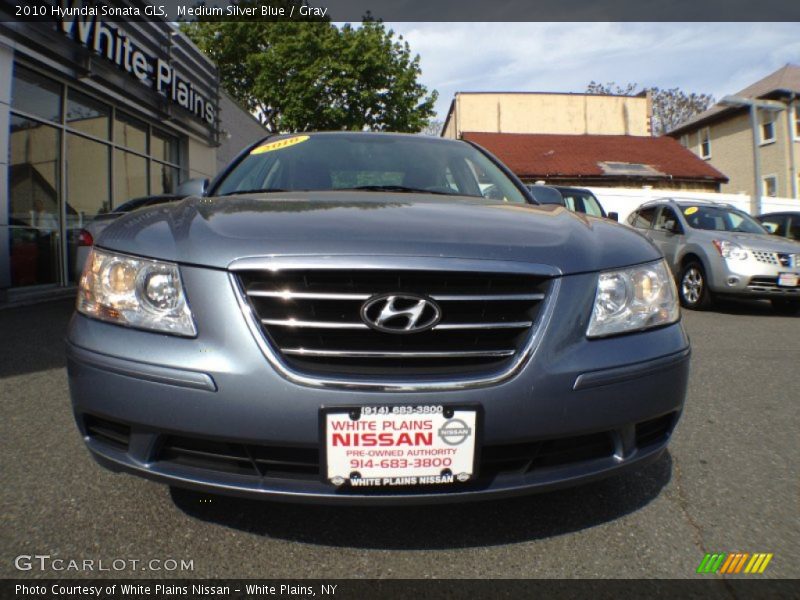 Medium Silver Blue / Gray 2010 Hyundai Sonata GLS