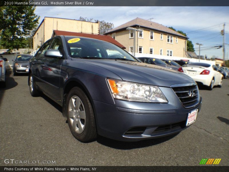 Medium Silver Blue / Gray 2010 Hyundai Sonata GLS