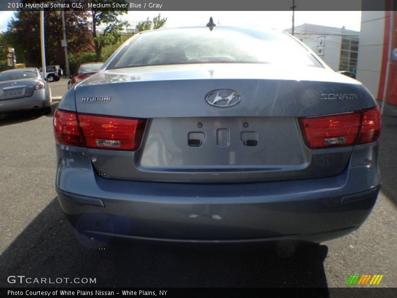 Medium Silver Blue / Gray 2010 Hyundai Sonata GLS