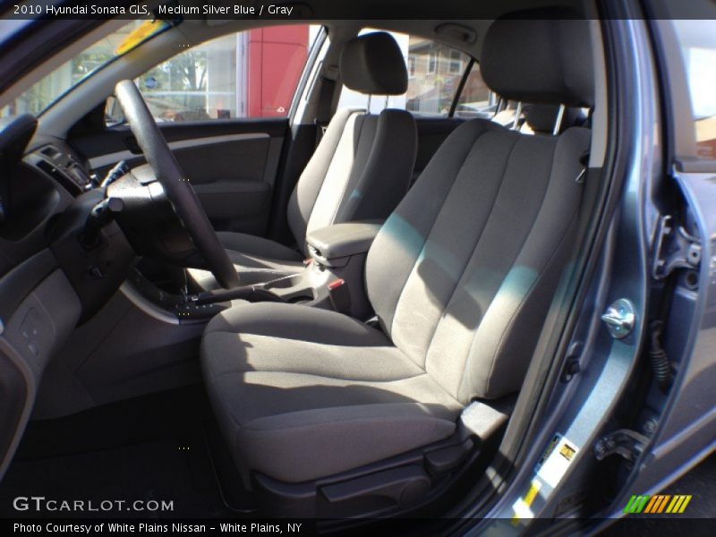 Medium Silver Blue / Gray 2010 Hyundai Sonata GLS