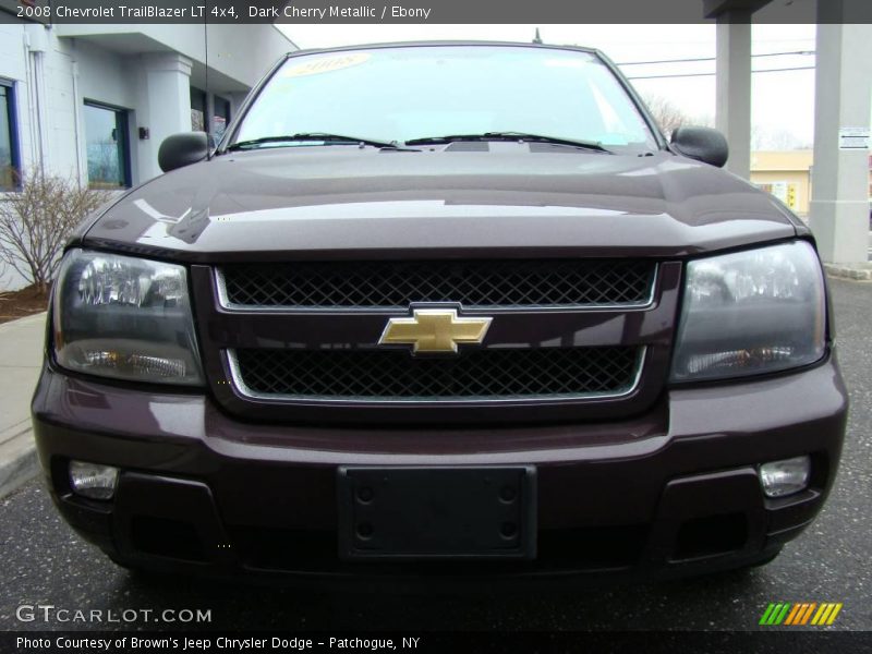 Dark Cherry Metallic / Ebony 2008 Chevrolet TrailBlazer LT 4x4
