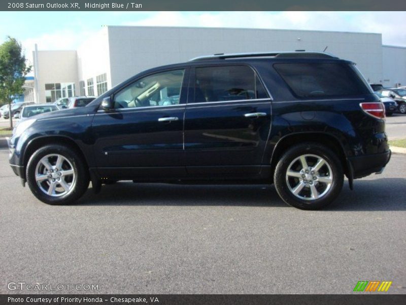 Midnight Blue / Tan 2008 Saturn Outlook XR