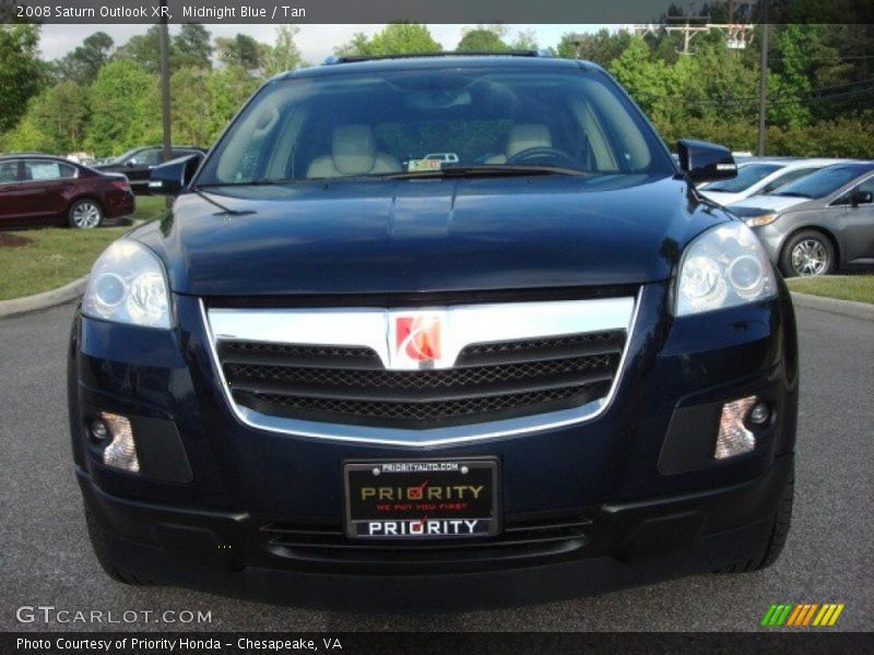 Midnight Blue / Tan 2008 Saturn Outlook XR